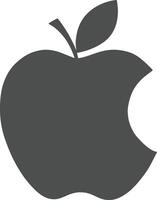 Pomme signe logo vecteur