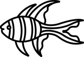 cardinalfish contour illustration vecteur