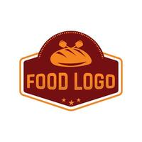 nourriture restaurant logo, nourriture logo, chef logo vecteur