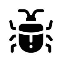 punaise icône. glyphe icône pour votre site Internet, mobile, présentation, et logo conception. vecteur