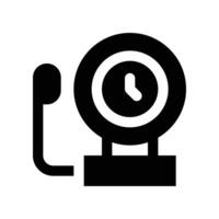 école cloche icône. glyphe icône pour votre site Internet, mobile, présentation, et logo conception. vecteur