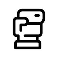 boxe gant icône. ligne icône pour votre site Internet, mobile, présentation, et logo conception. vecteur
