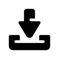 Télécharger icône. glyphe icône pour votre site Internet, mobile, présentation, et logo conception. vecteur