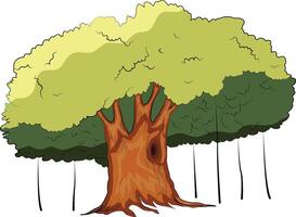 illustration d'un arbre vecteur