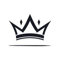 couronne logo illustration vecteur