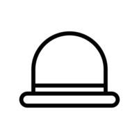 chapeau ligne icône gratuit symbole vecteur