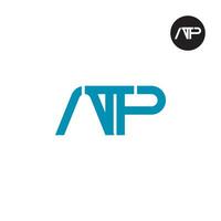 lettre atp monogramme logo conception vecteur