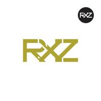 rxz logo lettre monogramme conception vecteur