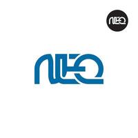 lettre neq monogramme logo conception vecteur