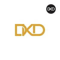 lettre dkd monogramme logo conception vecteur