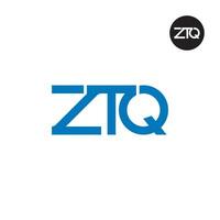 ztq logo lettre monogramme conception vecteur