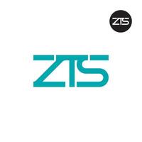 zts logo lettre monogramme conception vecteur