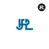 jpl logo lettre monogramme conception vecteur