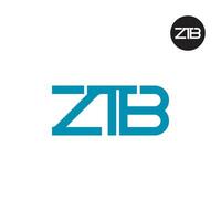 zb logo lettre monogramme conception vecteur