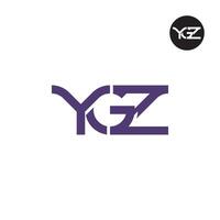 ygz logo lettre monogramme conception vecteur