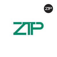 ztp logo lettre monogramme conception vecteur