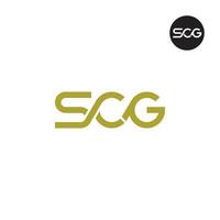 lettre scg monogramme logo conception vecteur
