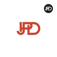 jpd logo lettre monogramme conception vecteur