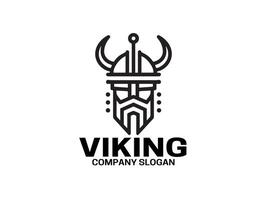 viking logo conception modèle vecteur