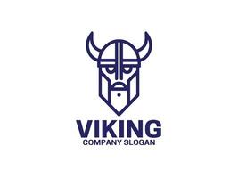 viking tête logo conception modèle vecteur