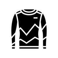 compression Vêtements glyphe icône illustration vecteur