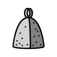 chapeau sauna Couleur icône illustration vecteur