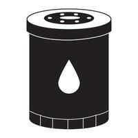 pétrole filtre icône illustration conception vecteur