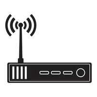 Wifi routeur icône illustration conception vecteur