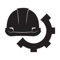 casque projet icône illustration conception modèle vecteur