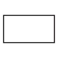 rectangle icône illustration conception modèle vecteur