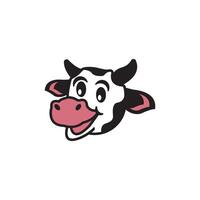 vache tête symbole logo icône, conception illustration modèle vecteur