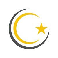 unique islamique icône logo conception vecteur