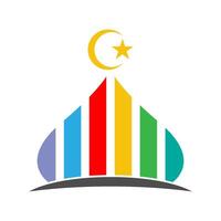 unique islamique icône logo conception vecteur