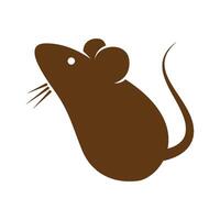 les rats logo icône conception vecteur