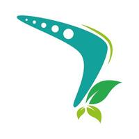 boomerang icône logo conception vecteur