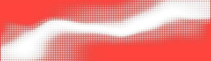 demi-teinte dans un style abstrait. texture vectorielle de bannière rétro géométrique. impression moderne. fond blanc et rouge. effet de lumière vecteur