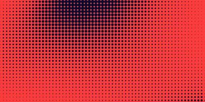 demi-teinte dans un style abstrait. texture vectorielle de bannière rétro géométrique. impression moderne. fond bleu foncé et rouge. effet de lumière vecteur