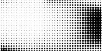 demi-teinte dans un style abstrait. texture vectorielle de bannière rétro géométrique. impression moderne. fond blanc et noir. effet de lumière. vecteur