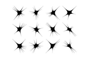 abstrait scintillait forme symbole signe pictogramme symbole visuel illustration ensemble vecteur