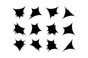 abstrait scintillait forme symbole signe pictogramme symbole visuel illustration ensemble vecteur