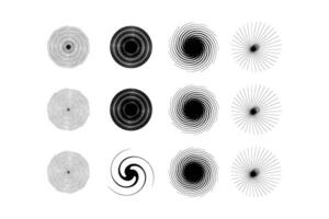 abstrait scintillait forme symbole signe pictogramme symbole visuel illustration ensemble vecteur