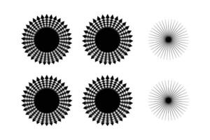 abstrait scintillait forme symbole signe pictogramme symbole visuel illustration ensemble vecteur