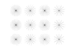 abstrait scintillait forme symbole signe pictogramme symbole visuel illustration ensemble vecteur