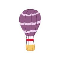 panier chaud air ballon dessin animé illustration vecteur