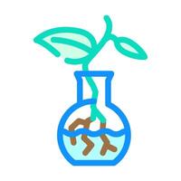 plante propagation Urbain jardinage Couleur icône illustration vecteur