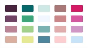 guide des palettes de couleurs vecteur