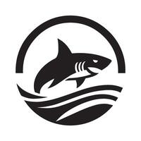 logo de une requin conception vecteur
