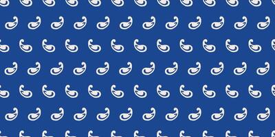 ethnique bleu sans couture motifs avec cachemire. moderne abstrait conception pour papier, couverture, tissu, intérieur décor et autre utilisation vecteur