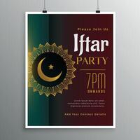 iftar fête fête pour Ramadan saison vecteur