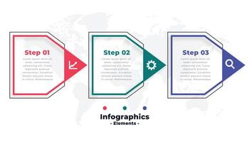 affaires infographie modèle dans La Flèche style vecteur